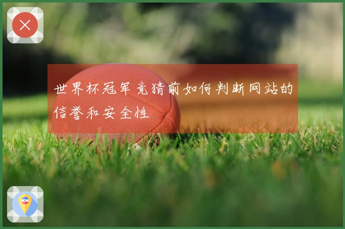 世界杯冠军竞猜前如何判断网站的信誉和安全性